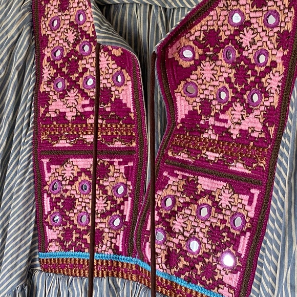 Free People Tangier Embroidered Stripe Tunic - Picture 7 of 11